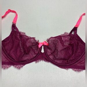 VS WINE Very Sexy Unlined Demi, 34D *P1057